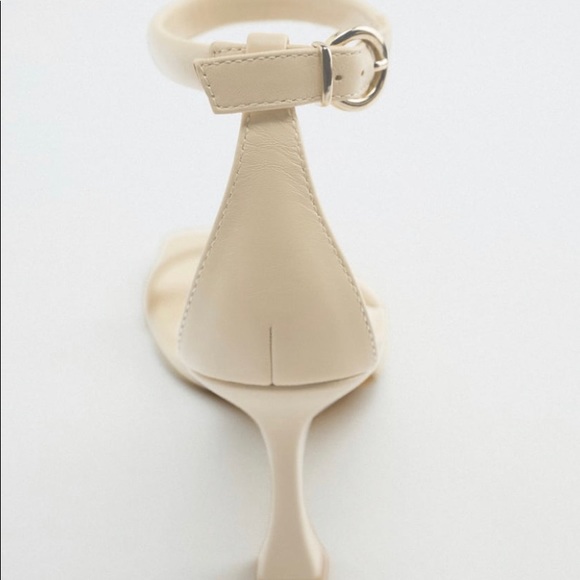 LEATHER HIGH HEEL SANDALS || ZARA || YKCLOSET - Picture 4 of 6